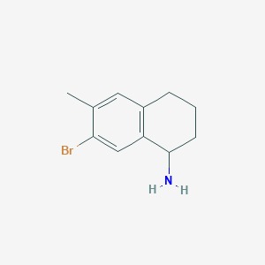 7-Bromo-6-methyl-1,2,3,4-tetrahydronaphthalen-1-amine