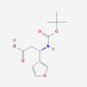 (S)-3-((Tert-butoxycarbonyl)amino)-3-(furan-3-YL)propanoic acid