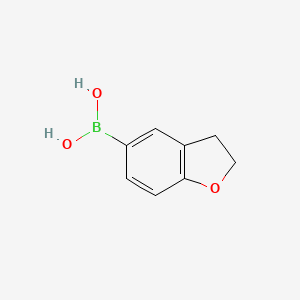 molecular formula C8H9BO3 B1303758 2,3-二氢苯并呋喃-5-硼酸 CAS No. 227305-69-3