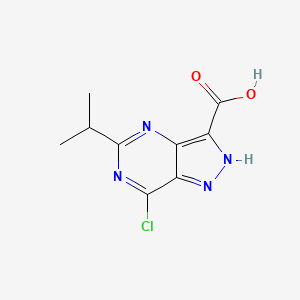 7-Chloro-5-isopropyl-1H-pyrazolo[4,3-d]pyrimidine-3-carboxylic acid