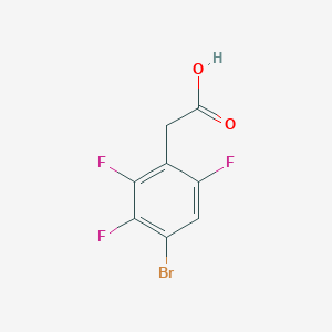 molecular formula C8H4BrF3O2 B1303761 4-溴-2,3,6-三氟苯乙酸 CAS No. 537033-59-3