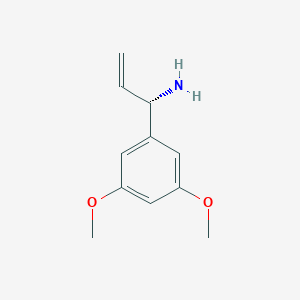 (1S)-1-(3,5-Dimethoxyphenyl)prop-2-EN-1-amine