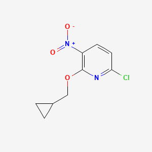 6-Chloro-2-(cyclopropylmethoxy)-3-nitropyridine