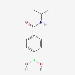 molecular formula C10H14BNO3 B1303770 4-(N-异丙基氨基羰基)苯硼酸 CAS No. 397843-67-3