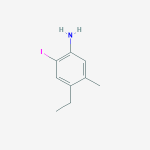 4-Ethyl-2-iodo-5-methylaniline