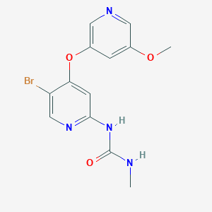 1-(5-Bromo-4-((5-methoxypyridin-3-YL)oxy)pyridin-2-YL)-3-methylurea