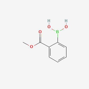 molecular formula C8H9BO4 B1303776 2-甲氧羰基苯硼酸 CAS No. 374538-03-1