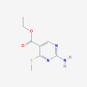 Ethyl 2-amino-4-(methylthio)pyrimidine-5-carboxylate