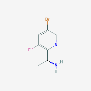 (1r)-1-(5-Bromo-3-fluoro(2-pyridyl))ethylamine