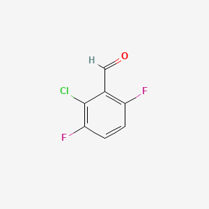 B1303778 2-Chloro-3,6-difluorobenzaldehyde CAS No. 261762-39-4