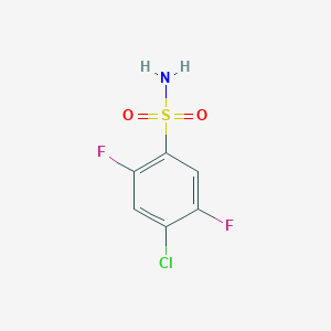 molecular formula C6H4ClF2NO2S B1303780 4-Chloro-2,5-difluorobenzenesulfonamide CAS No. 287172-62-7