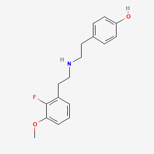 4-(2-((2-Fluoro-3-methoxyphenethyl)amino)ethyl)phenol