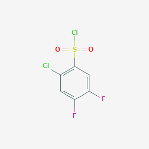 molecular formula C6H2Cl2F2O2S B1303781 2-Chloro-4,5-difluorobenzenesulfonyl chloride CAS No. 67475-58-5