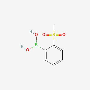 molecular formula C7H9BO4S B1303782 2-(甲磺基)苯硼酸 CAS No. 330804-03-0