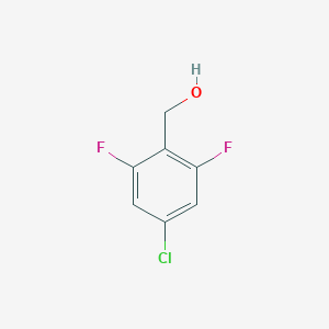molecular formula C7H5ClF2O B1303784 (4-Chloro-2,6-difluorophenyl)methanol CAS No. 252004-50-5