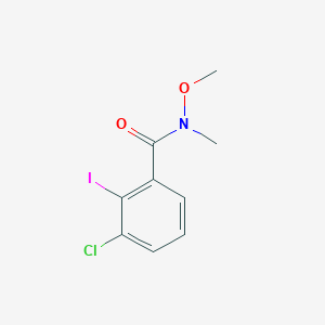 3-chloro-2-iodo-N-methoxy-N-methylbenzamide