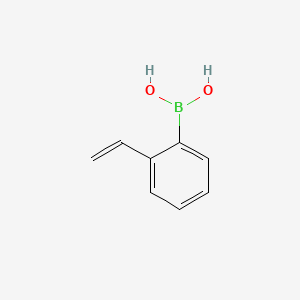 molecular formula C8H9BO2 B1303790 2-Vinylphenylboronic acid CAS No. 15016-42-9
