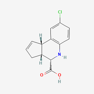 (3aR,4S,9bS)-8-chloro-3a,4,5,9b-tetrahydro-3H-cyclopenta[c]quinoline-4-carboxylic acid