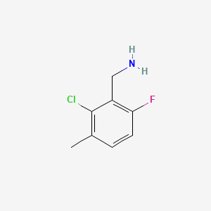 molecular formula C8H9ClFN B1303798 2-氯-6-氟-3-甲基苄胺 CAS No. 261762-85-0
