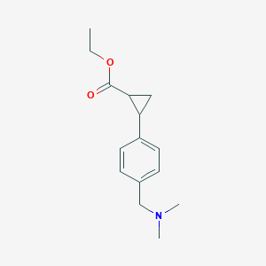 Ethyl 2-(4-((dimethylamino)methyl)phenyl)cyclopropanecarboxylate