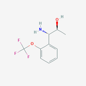 (1S,2S)-1-Amino-1-[2-(trifluoromethoxy)phenyl]propan-2-OL