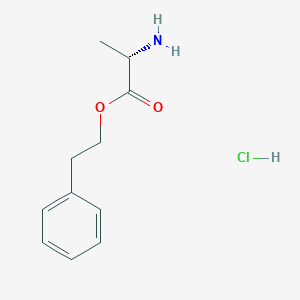 (S)-Phenethyl 2-aminopropanoate hcl