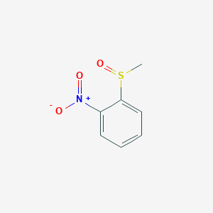 molecular formula C7H7NO3S B13038129 1-Methylsulfinyl-2-nitrobenzene 