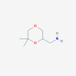 (6,6-Dimethyl-1,4-dioxan-2-yl)methanamine