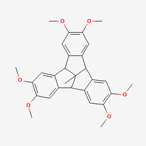 4,5,11,12,18,19-hexamethoxy-22-methylhexacyclo[13.6.1.02,7.08,22.09,14.016,21]docosa-2,4,6,9,11,13,16,18,20-nonaene