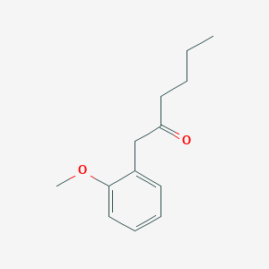 molecular formula C13H18O2 B13038159 1-(2-Methoxyphenyl)hexan-2-one 