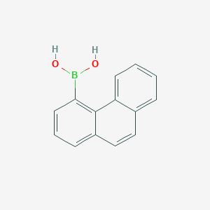 molecular formula C14H11BO2 B13038160 Phenanthren-4-ylboronic acid 