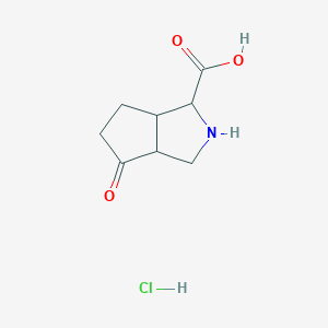 4-Oxooctahydrocyclopenta[c]pyrrole-1-carboxylicacidhydrochloride