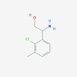 2-Amino-2-(2-chloro-3-methylphenyl)ethan-1-OL