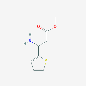 molecular formula C8H11NO2S B1303823 甲基3-氨基-3-(2-噻吩基)丙酸酯 CAS No. 1586-41-0