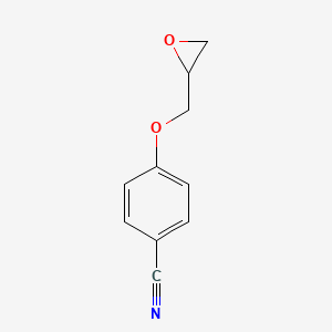 molecular formula C10H9NO2 B1303825 4-(2-Oxiranylmethoxy)benzenecarbonitrile CAS No. 38791-92-3