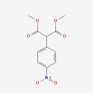 molecular formula C11H11NO6 B1303826 二甲基2-(4-硝基苯基)丙二酸酯 CAS No. 4033-88-9