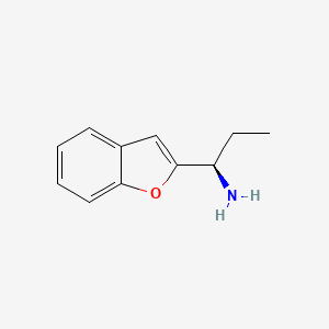 (1R)-1-(1-Benzofuran-2-YL)propan-1-amine