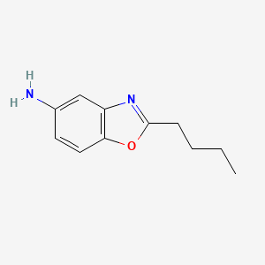 molecular formula C11H14N2O B1303838 2-Butyl-1,3-benzoxazol-5-amine CAS No. 885949-91-7