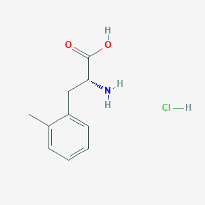 molecular formula C10H14ClNO2 B13038408 (R)-2-Amino-3-(O-tolyl)propanoic acid hcl 