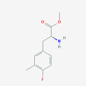 Methyl(R)-2-amino-3-(4-fluoro-3-methylphenyl)propanoatehcl