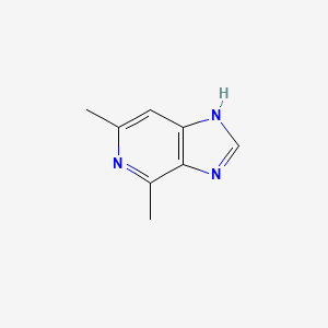 molecular formula C8H9N3 B13038414 4,6-Dimethyl-3H-imidazo[4,5-C]pyridine 