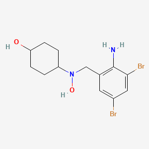 Rel-(1r,4r)-4-((2-amino-3,5-dibromobenzyl)(hydroxy)amino)cyclohexan-1-ol