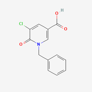 molecular formula C13H10ClNO3 B1303846 1-Benzyl-5-chloro-6-oxo-1,6-dihydro-3-pyridinecarboxylic acid CAS No. 338982-47-1
