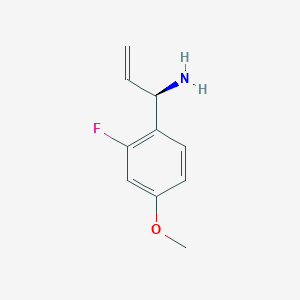 (1R)-1-(2-Fluoro-4-methoxyphenyl)prop-2-enylamine