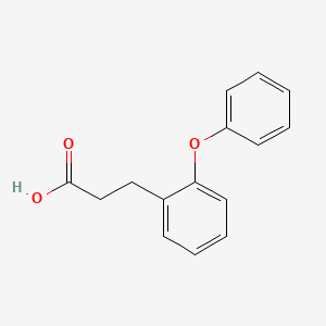 molecular formula C15H14O3 B1303855 3-(2-苯氧基苯基)丙酸 CAS No. 40492-92-0