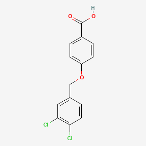 molecular formula C14H10Cl2O3 B1303860 4-[(3,4-Dichlorobenzyl)oxy]benzoic acid CAS No. 56442-18-3