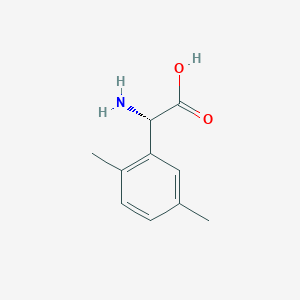 molecular formula C10H13NO2 B13038619 (S)-2-Amino-2-(2,5-dimethylphenyl)aceticacidhcl 