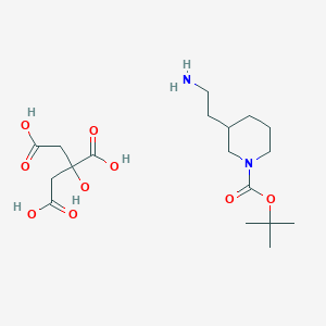 3-(2-Aminoethyl)-1-Boc-piperidine citrate