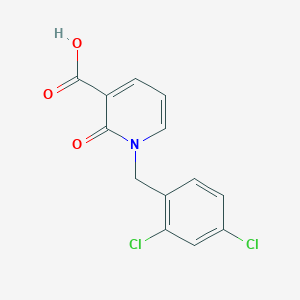 molecular formula C13H9Cl2NO3 B1303871 1-(2,4-Dichlorobenzyl)-2-Oxo-1,2-Dihydro-3-Pyridinecarboxylic Acid CAS No. 338977-51-8