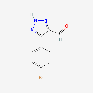 4-(4-Bromophenyl)-1H-1,2,3-triazole-5-carbaldehyde